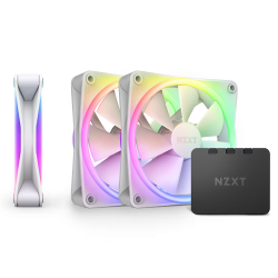 NZXT F120 RGB DUO 120mm RGB fan Triple - White